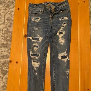 American Eagle cropped jeans